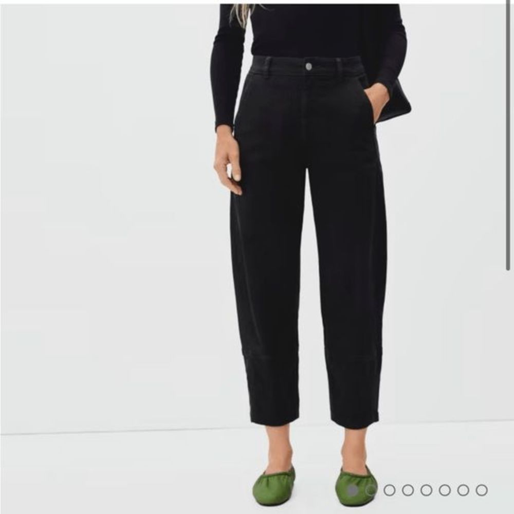 Everlane The Utility Barrel Pant in Black Size 6